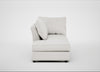 Tailor Left Hand Facing Chaise Unit Capelo Linen-Cotton Sea Salt / Black
