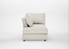 Tailor Left Hand Facing Chaise Unit Chunky Boucle Ecru / Natural