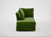 Tailor Left Hand Facing Chaise Unit Smart Luxe Velvet Grass / Natural