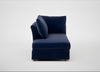 Tailor Left Hand Facing Chaise Unit Smart Luxe Velvet Midnight / Natural
