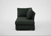 Tailor Right Hand Facing Chaise Unit Boucle Fern / Black