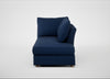 Tailor Right Hand Facing Chaise Unit Broad Weave Lagoon / Natural