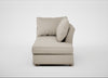 Tailor Right Hand Facing Chaise Unit Broad Weave Putty / Natural