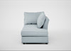 Tailor Right Hand Facing Chaise Unit Capelo Linen-Cotton Sea Shanty / Black