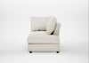 Tailor Right Hand Facing Chaise Unit Chunky Boucle Ecru / Black