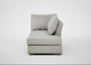 Tailor Right Hand Facing Chaise Unit Melton Wool Limestone / Natural