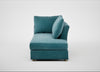 Tailor Right Hand Facing Chaise Unit Smart Luxe Velvet Airforce Blue / Natural