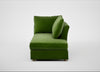 Tailor Right Hand Facing Chaise Unit Smart Luxe Velvet Grass / Natural