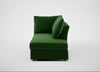 Tailor Right Hand Facing Chaise Unit Smart Velvet Forest / Natural
