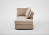 Tailor Right Hand Facing Chaise Unit Smart Velvet Pebble / Natural