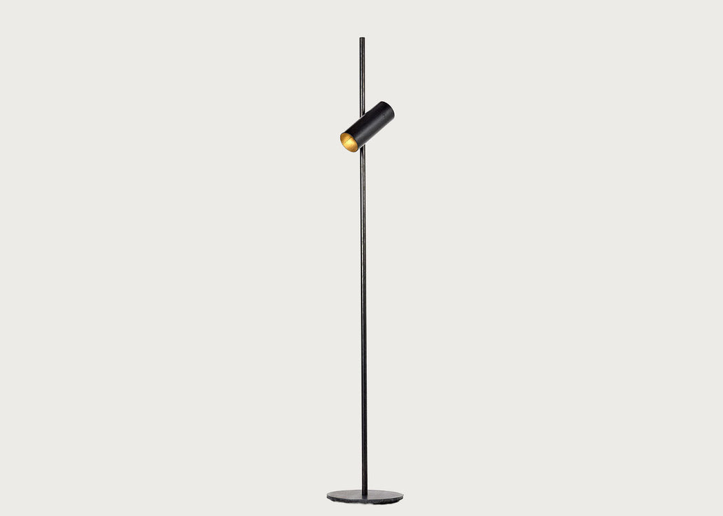 Sofisticato Floor Lamp Blackened Steel