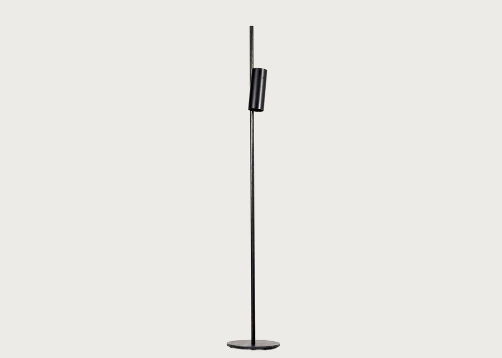 Sofisticato Floor Lamp Blackened Steel