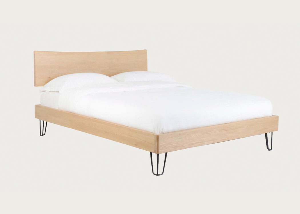Brunel Bed Oak Headboard Double