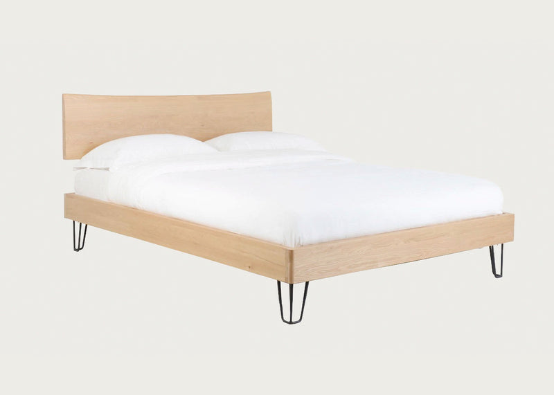 Brunel Bed Oak Headboard Double