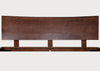 Brunel Bed Wooden Headboard Dark Wood