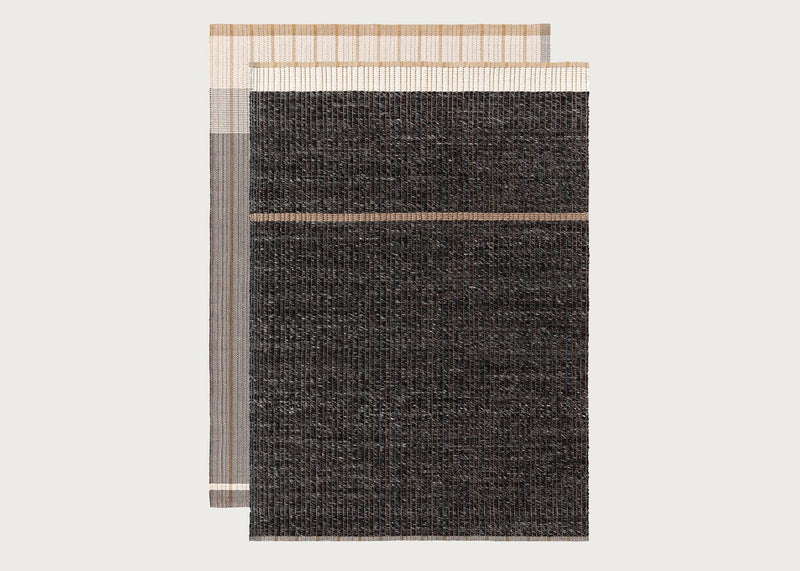 Reversible Rug Black
