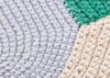 Crochet Rug Blue 100 x 180cm