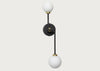 Balance 2 Arm Wall Light Black