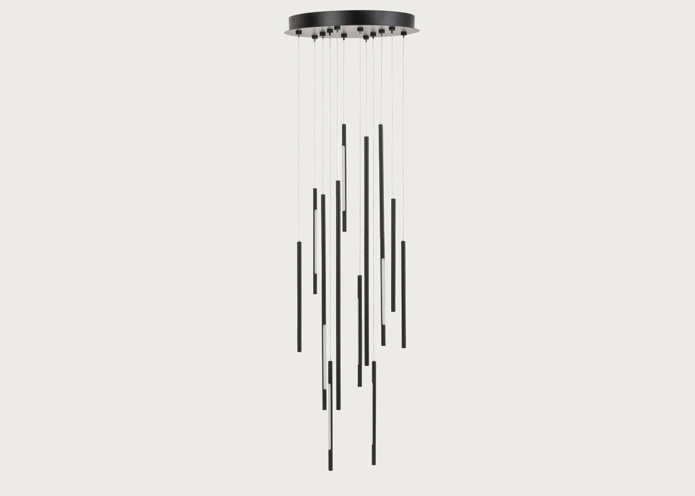 Saber LED Chandelier 12 Light Cluster Pendant
