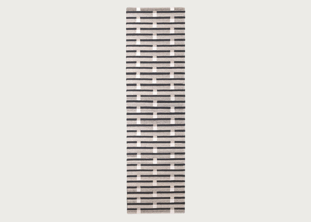 Purlin Recycled PET Runner Warm Grey 80 x 250cm