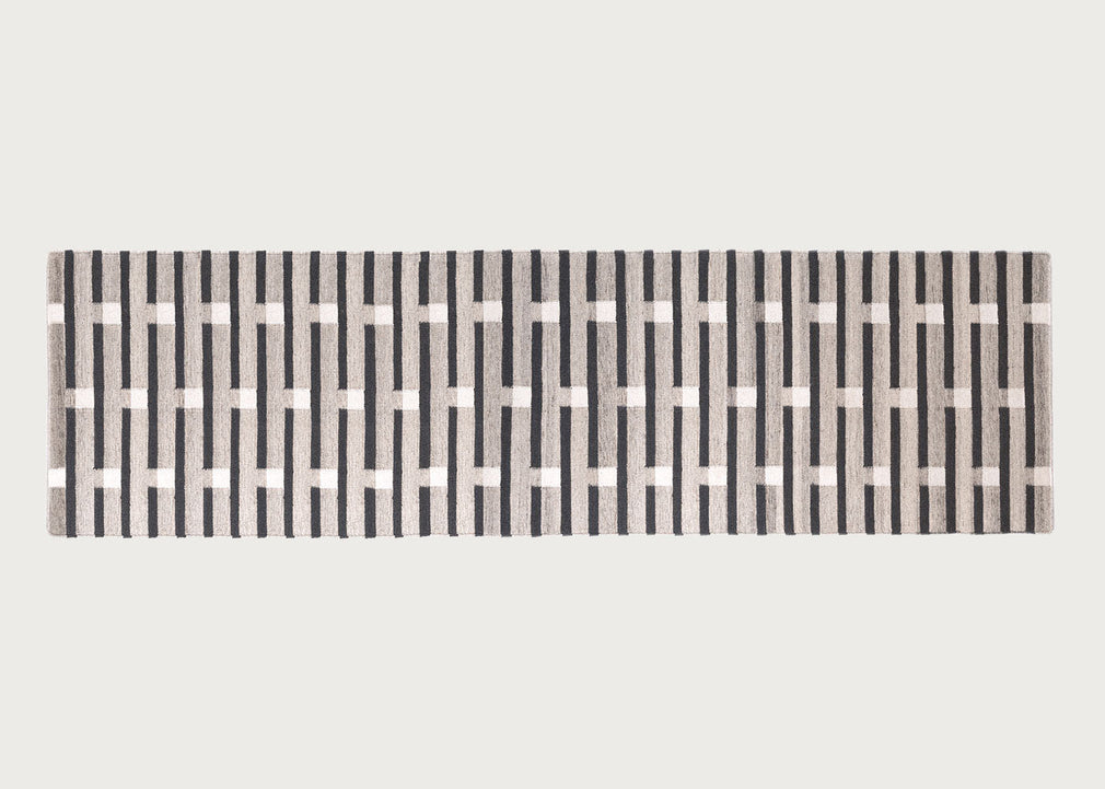 Purlin Recycled PET Runner Warm Grey 80 x 250cm