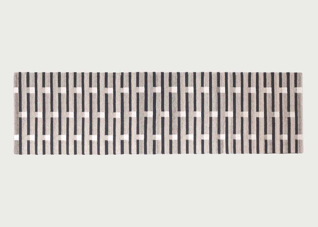 Purlin Recycled PET Runner Warm Grey 80 x 250cm