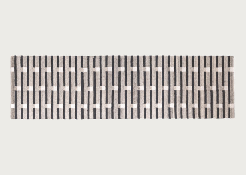 Purlin Recycled PET Runner Warm Grey 80 x 250cm