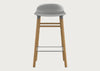 Form Barstool with Plastic Seat