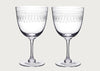 Wine Glasses Ovals Set of 2