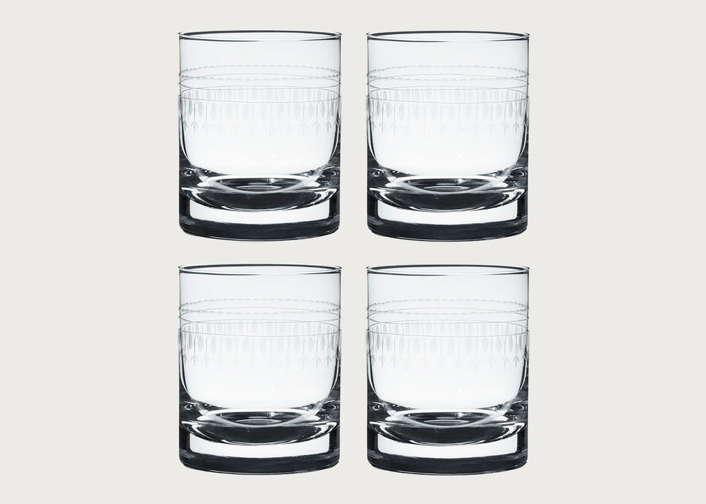 Whisky Glasses Ovals Set of 2