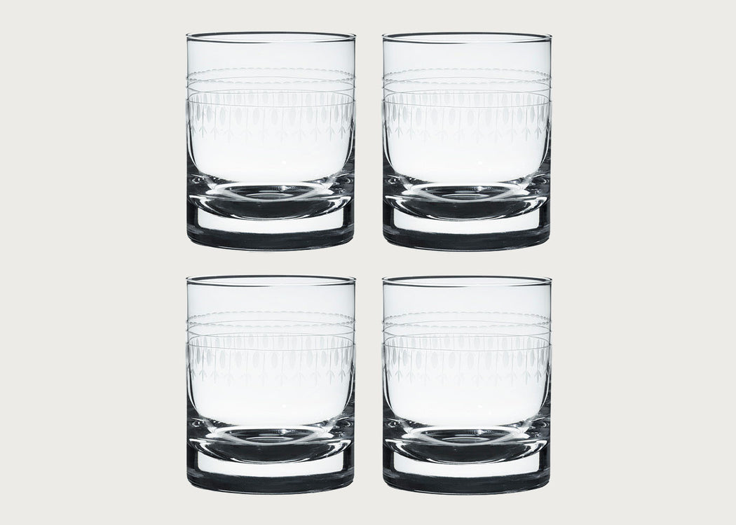 Whisky Glasses Ovals Set of 2