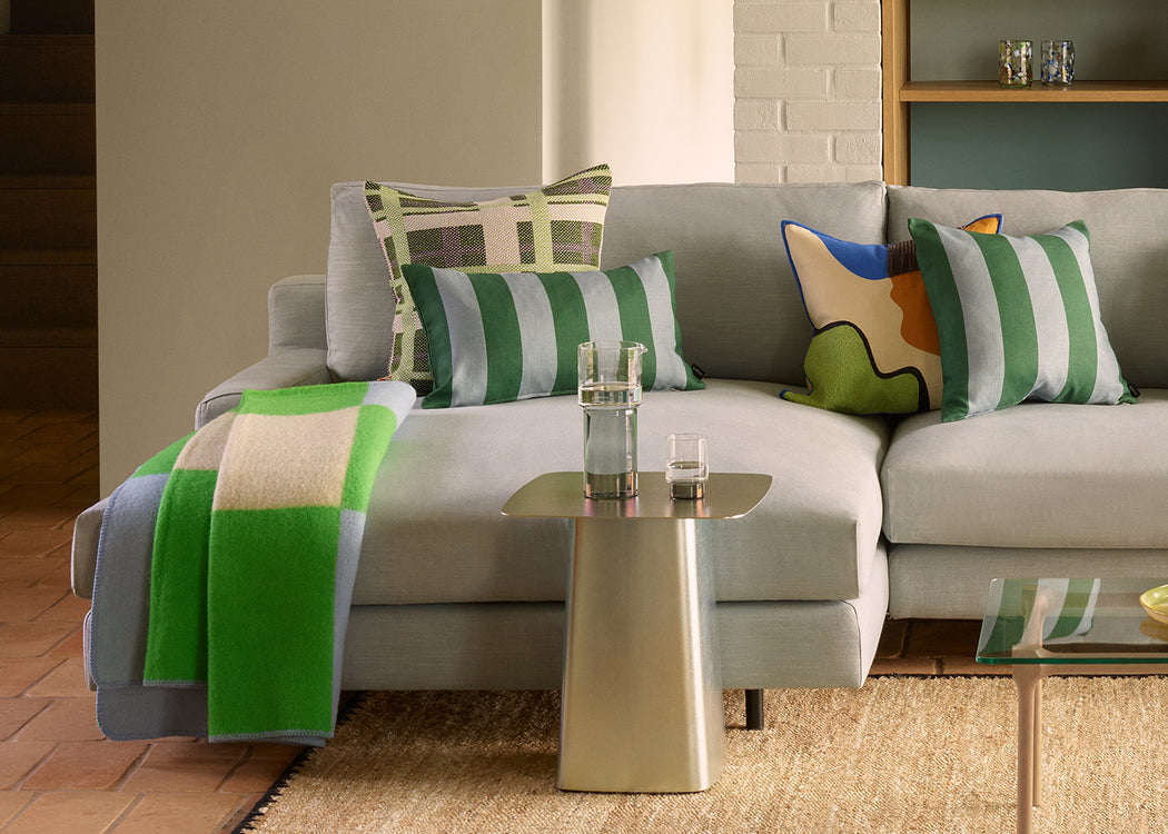 Heal's + L.F.Markey Cushion Green Multi