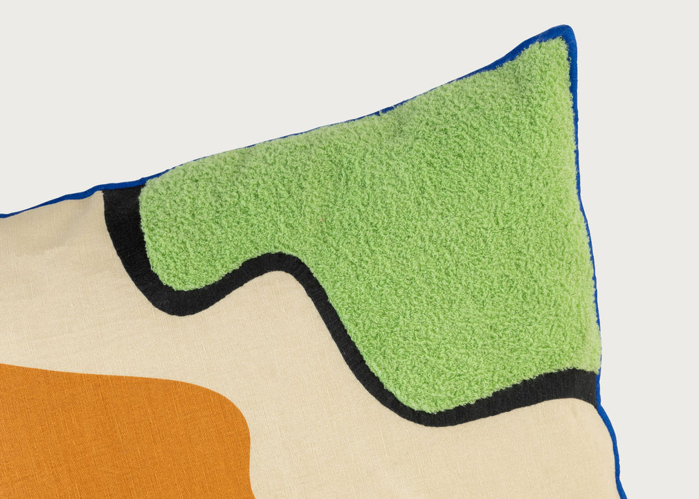 Heal's + L.F.Markey Cushion Green Multi