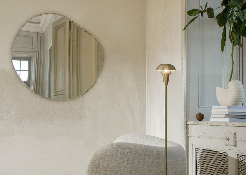 Tiny Floor Lamp Brass