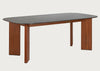 Riga Dining Table in Grey Ceramic