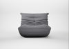 Togo Fireside Chair Capa Gris