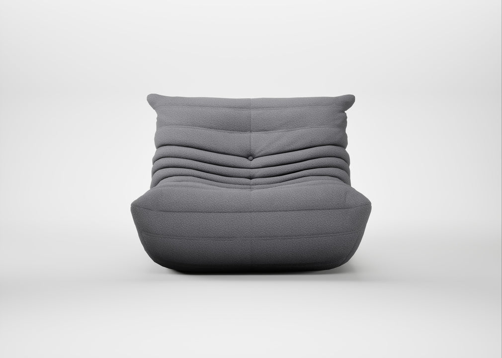 Togo Fireside Chair Capa Gris