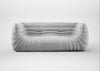Togo Medium Settee Alcantara Pearl Grey