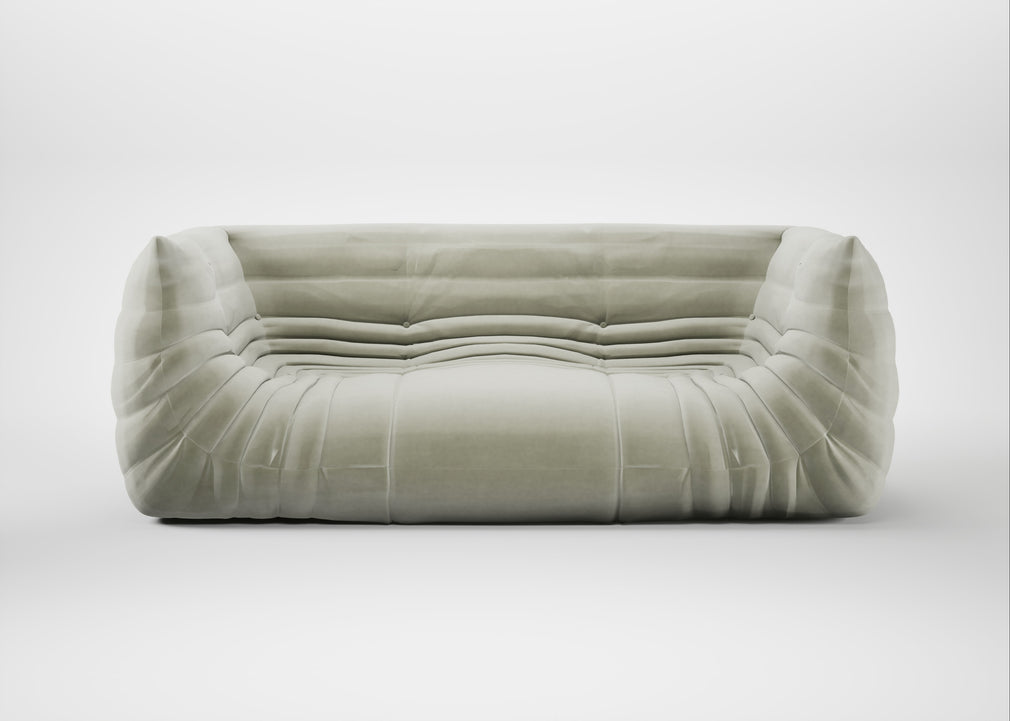 Togo Medium Settee Alcantara Sea Sand