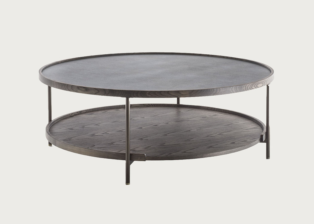 Koster Coffee Table 120 Ash Grey Stained with Oxide Black Rock