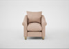 Devon Armchair Capelo Linen-Cotton Rosedale / Natural
