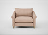 Devon Loveseat Capelo Linen-Cotton Rosedale / Natural