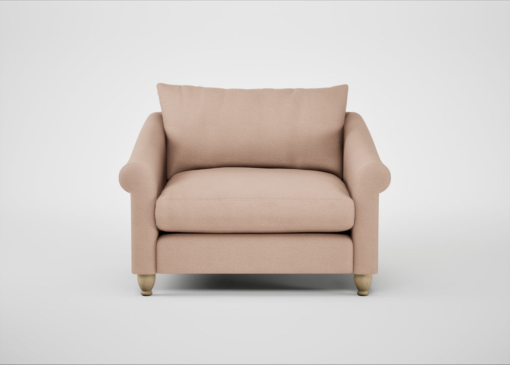 Devon Loveseat Capelo Linen-Cotton Rosedale / Natural