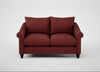Devon 2 Seater Sofa Capelo Linen-Cotton Etruscan Red / Black