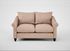 Devon 2 Seater Sofa Capelo Linen-Cotton Rosedale / Black