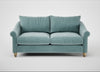 Devon 3 Seater Sofa Smart Luxe Velvet Mineral Blue / Natural