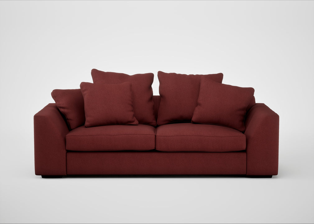 Cumulus 4 Seater Sofa Capelo Linen-Cotton Etruscan Red