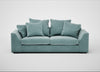 Cumulus 4 Seater Sofa Smart Luxe Velvet Mineral Blue