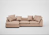 Cumulus Left Hand Facing Corner Sofa Capelo Linen-Cotton Rosedale