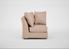 Tailor Curved Right Hand Facing Corner Unit Capelo Linen-Cotton Rosedale / Natural